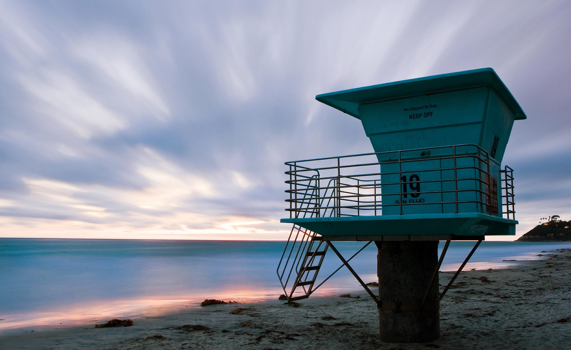 14_Cardiff_By_Beach_Sunset_Lifeguard_Tower_California_Environment_Landscape_Chris_Wellhausen_Photography.JPG